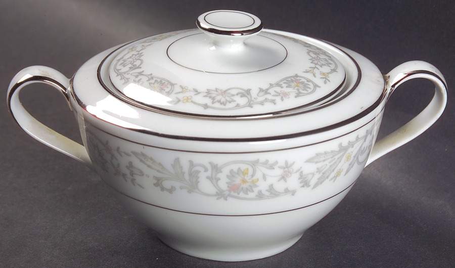 Majestic Sugar Bowl & Lid by Empress (Japan)-1