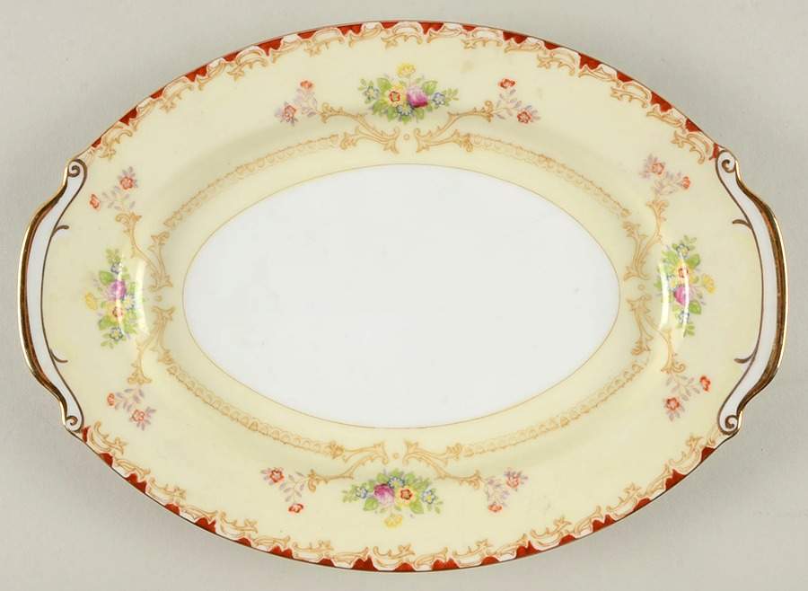 Mignon 11" Oval Serving Platter by Empress (Japan)-1