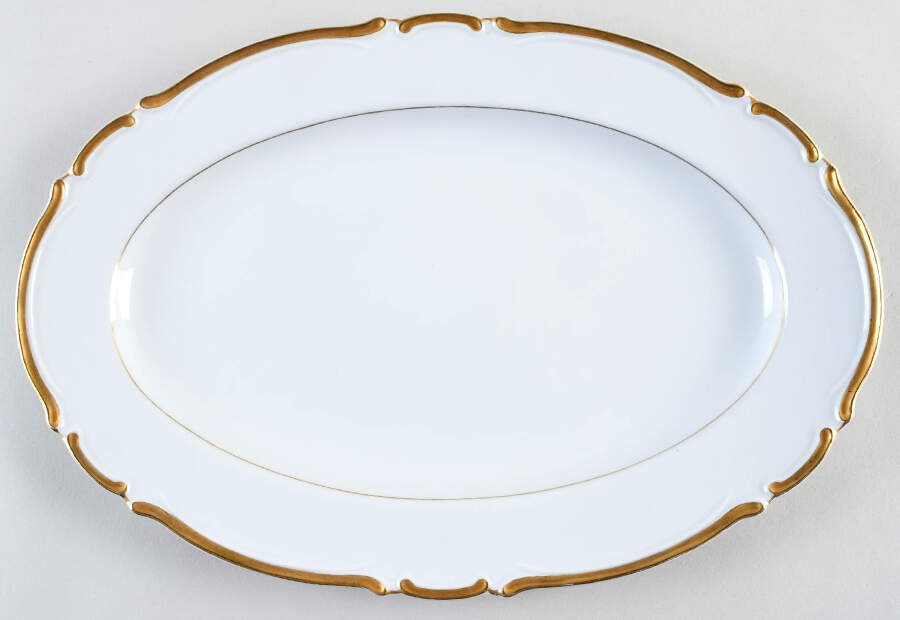 Monte Carlo 14" Oval Serving Platter by Empress (Japan)-1