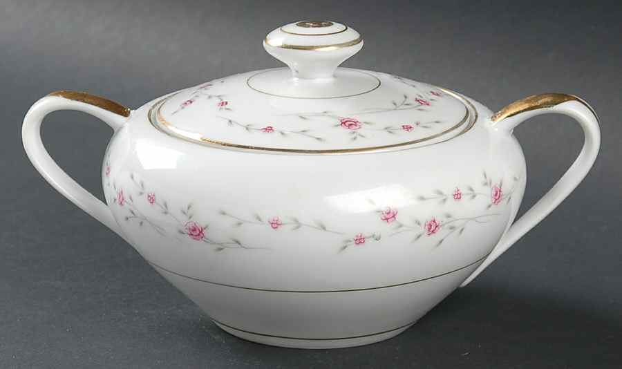 Prestige Sugar Bowl & Lid by Empress (Japan)-1