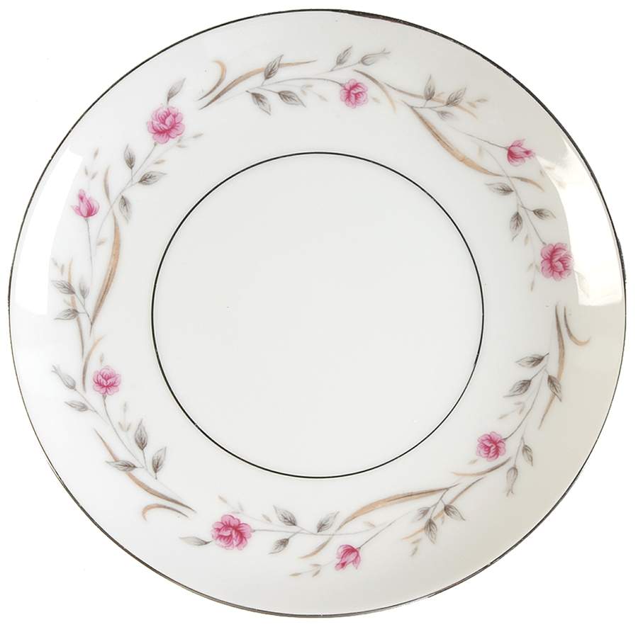 Rambling Rose Bread & Butter Plate by Empress (Japan)-1