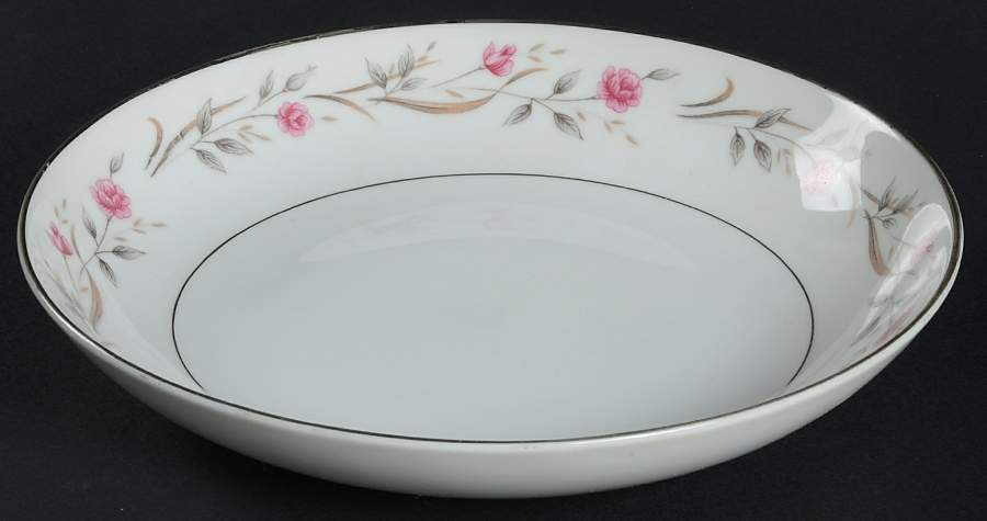 Rambling Rose Coupe Soup Bowl by Empress (Japan)-1