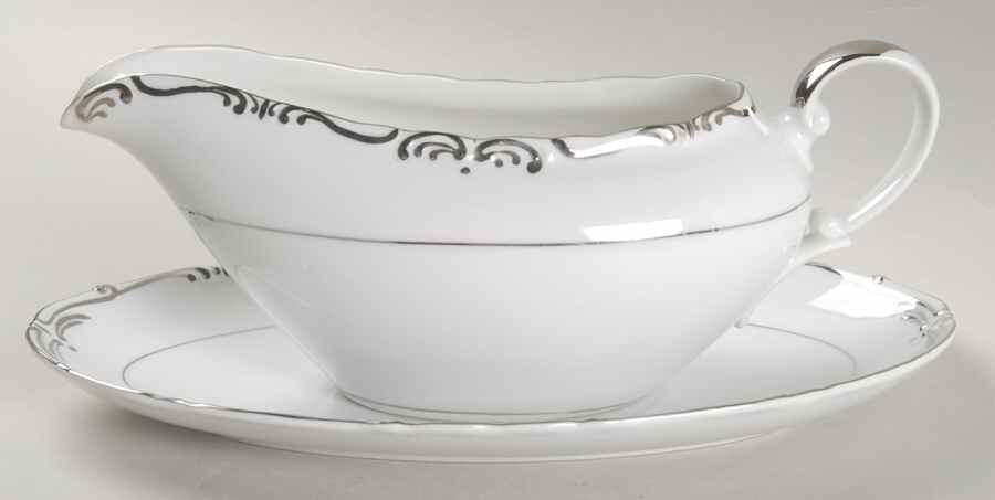 Regent Gravy Boat & Underplate/Relish by Empress (Japan)-1