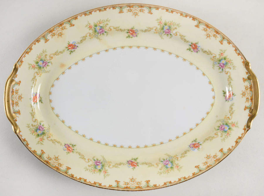 Regent 15" Oval Serving Platter by Empress (Japan)-1