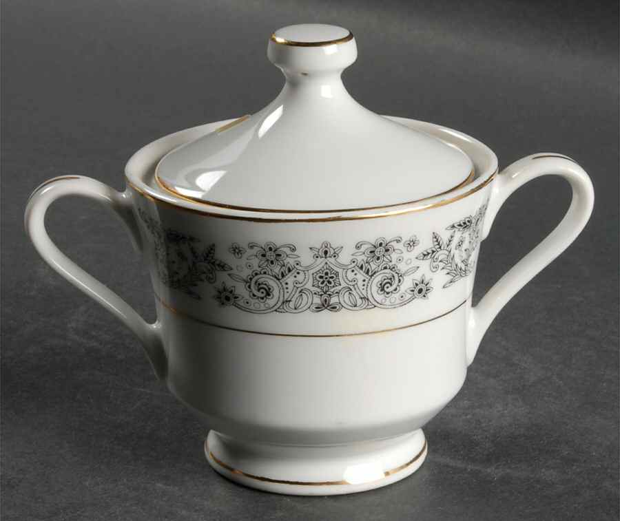 Renaissance Sugar Bowl & Lid by Empress (Japan)-1