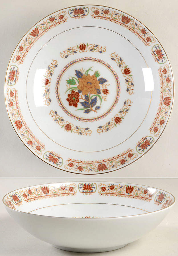 Royal Palace 9" Round Vegetable Bowl by Empress (Japan)-1