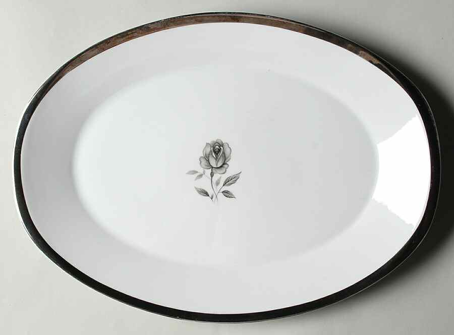 Rosemont 14" Oval Serving Platter by Empress (Japan)-1