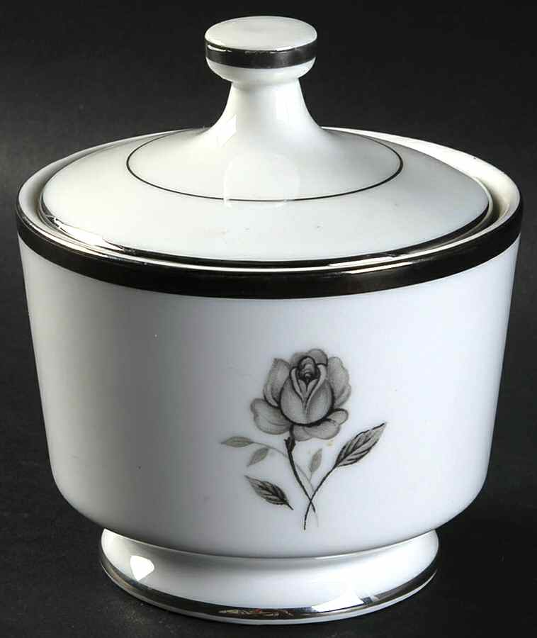 Rosemont Sugar Bowl & Lid by Empress (Japan)-1