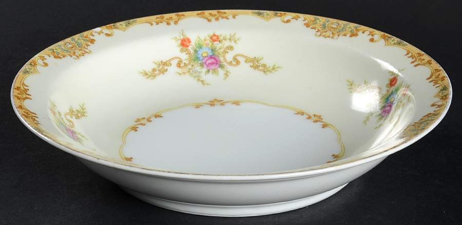 Rosaria Rim Soup Bowl by Empress (Japan)-1