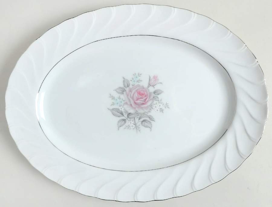 Rosita 14" Oval Serving Platter by Empress (Japan)-1