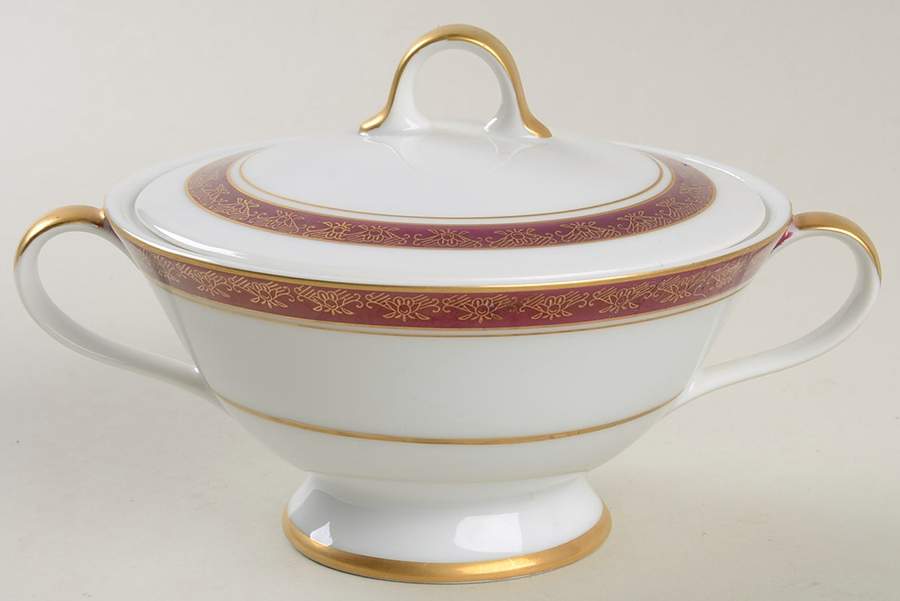 Royalty Sugar Bowl & Lid by Empress (Japan)-1