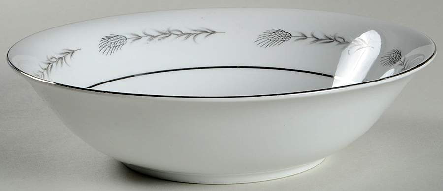 Silver Wheat (1106) 9" Round Vegetable Bowl by Empress (Japan)-1