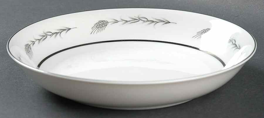 Silver Wheat (810) Coupe Soup Bowl by Empress (Japan)-1