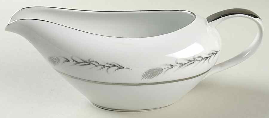 Silver Wheat (810) Gravy Boat by Empress (Japan)-1