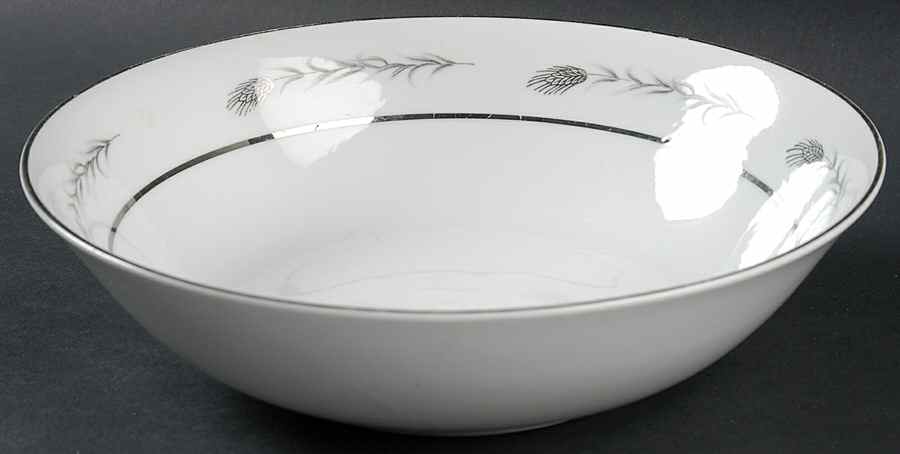 Silver Wheat (810) 9" Round Vegetable Bowl by Empress (Japan)-1