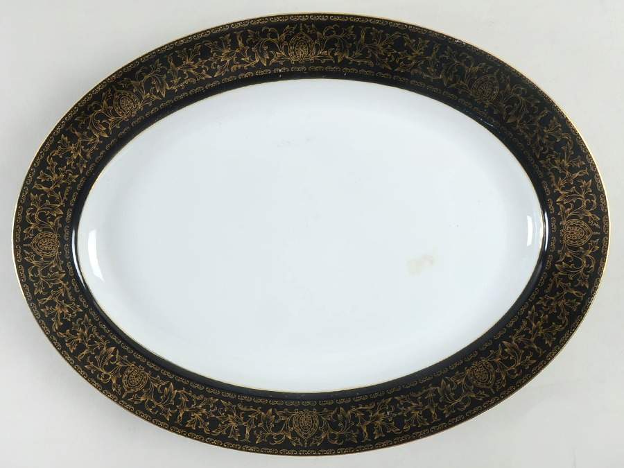 Sterling 14" Oval Serving Platter by Empress (Japan)-1