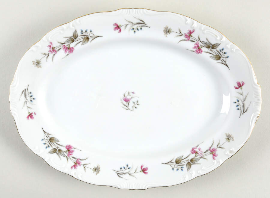 Symphony 12" Oval Serving Platter by Empress (Japan)-1