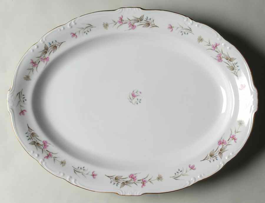 Symphony 16" Oval Serving Platter by Empress (Japan)-1