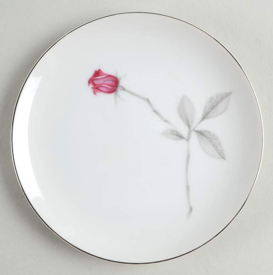 Tea Rose Bread & Butter Plate by Empress (Japan)-1