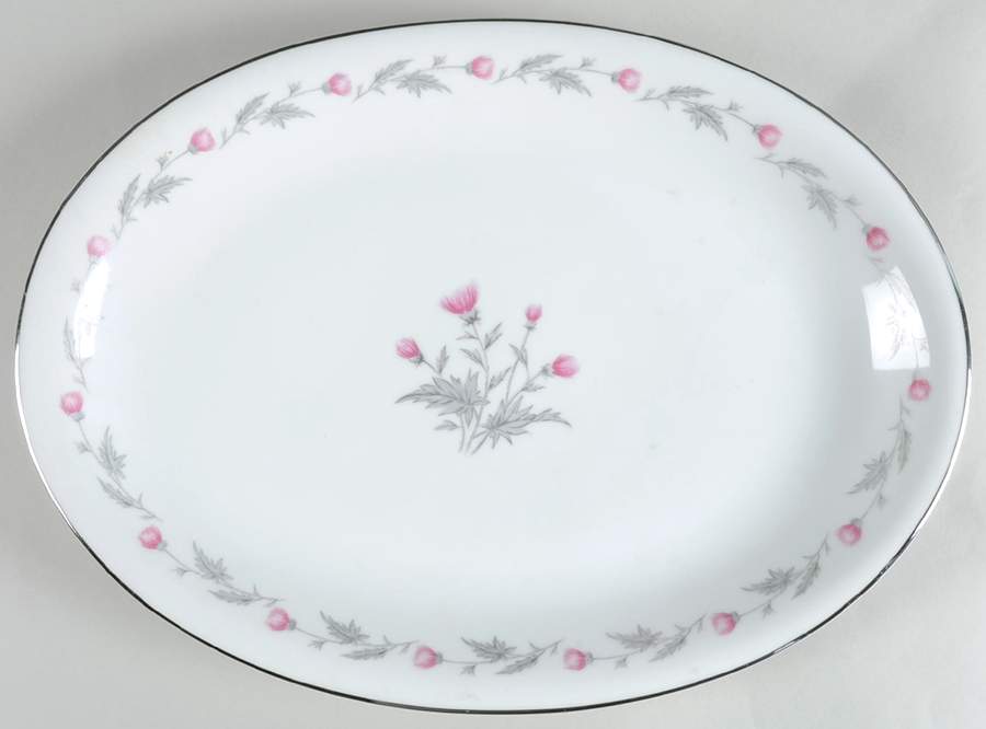 Thistle 16" Oval Serving Platter by Empress (Japan)-1