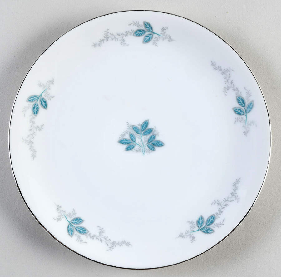 Turquoise Salad Plate by Empress (Japan)-1