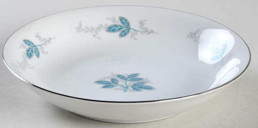 Turquoise Fruit/Dessert (Sauce) Bowl by Empress (Japan)-1