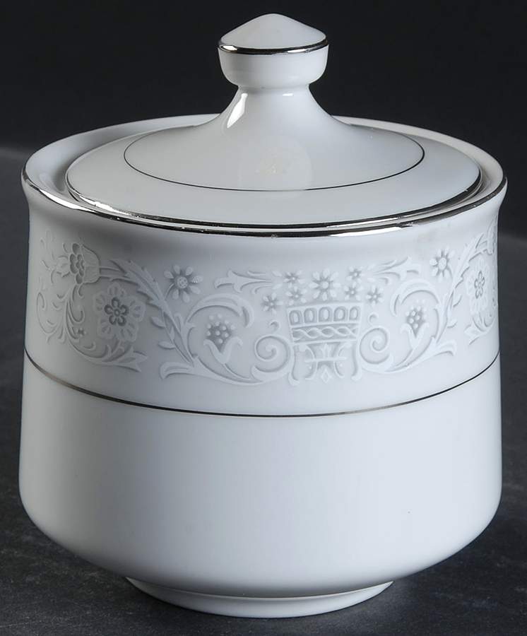 Turquoise Sugar Bowl & Lid by Empress (Japan)-1