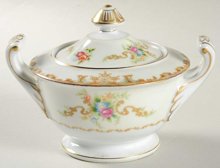 Windmere Sugar Bowl & Lid by Empress (Japan)-1