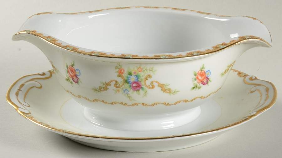 Windmere Gravy Boat with Attached Underplate by Empress (Japan)-1