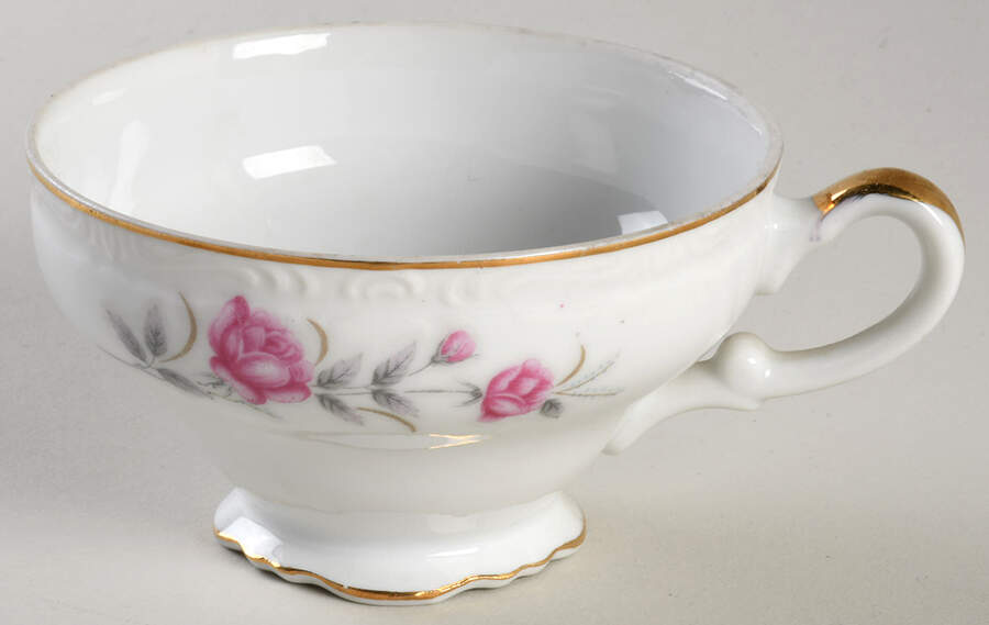 Wild Rose Footed Cup by Empress (Japan)-1