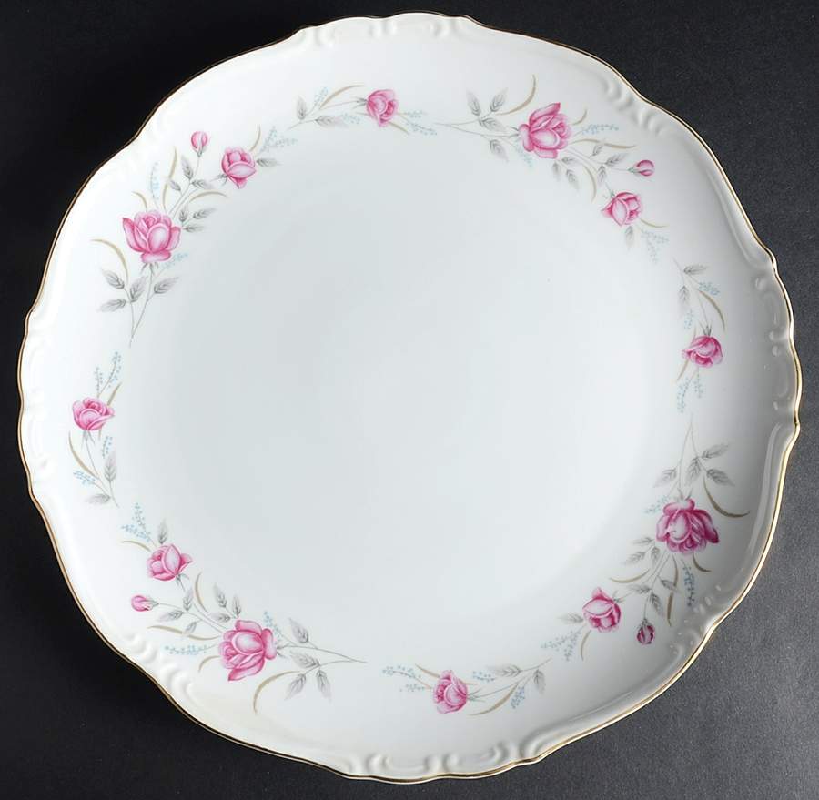 Wild Rose 12" Chop Plate (Round Platter) by Empress (Japan)-1