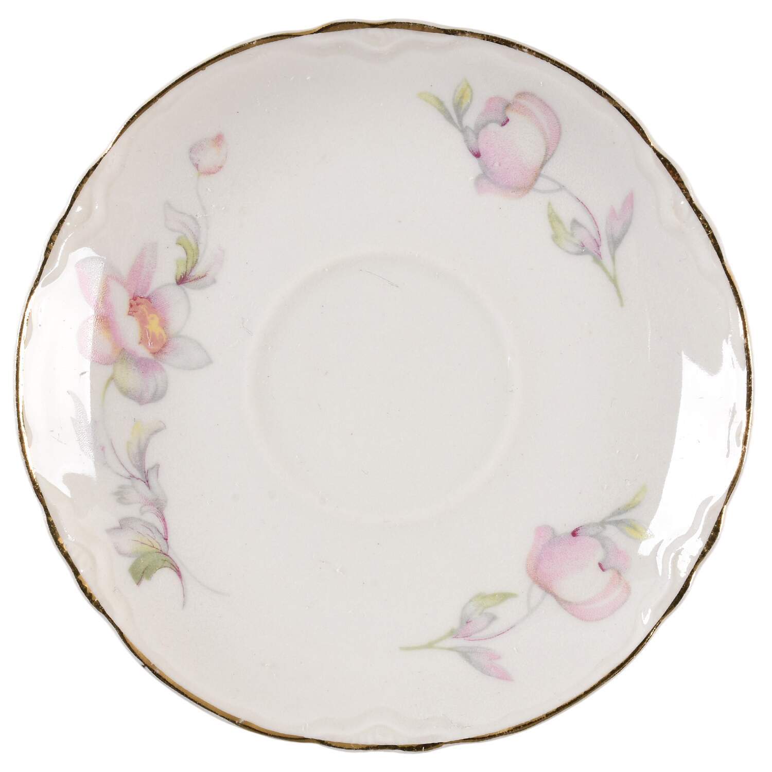 Regal Poppy Saucer for Demitasse Cup by Englishtown Crafts-1