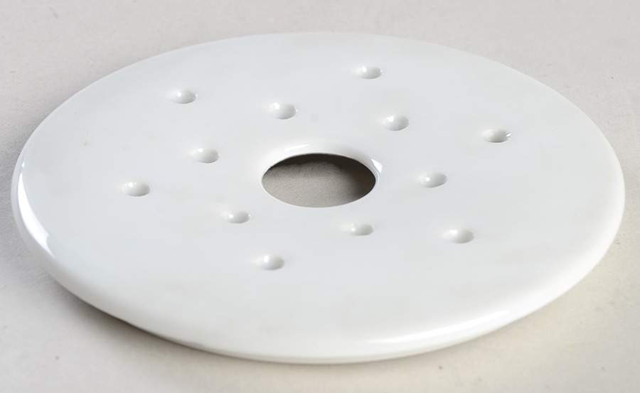Bridal Rose (White Background) Strainer for Round Butter by Epiag-1