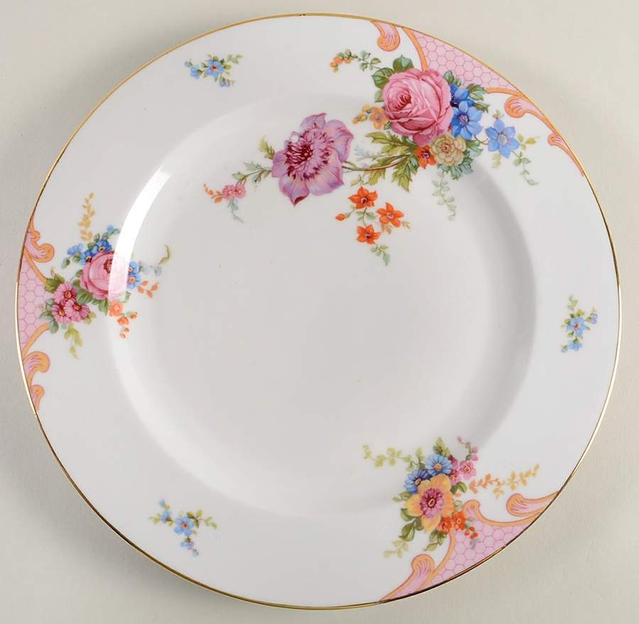 Bridal Rose (White Background) Dinner Plate by Epiag-1