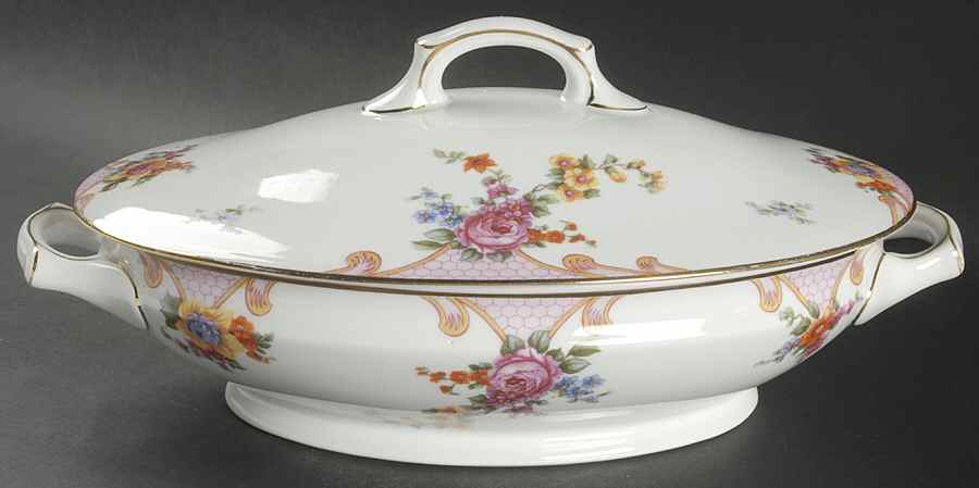 Bridal Rose (White Background) Oval Covered Vegetable by Epiag-1