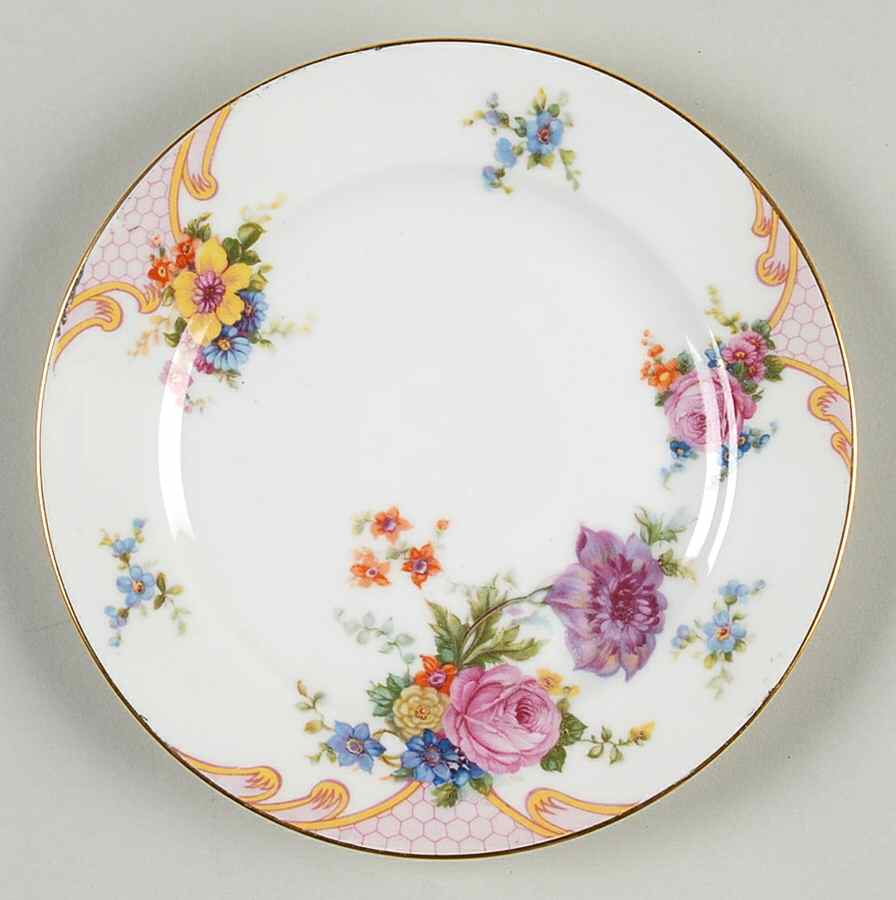Bridal Rose (White Background) Bread & Butter Plate by Epiag-1