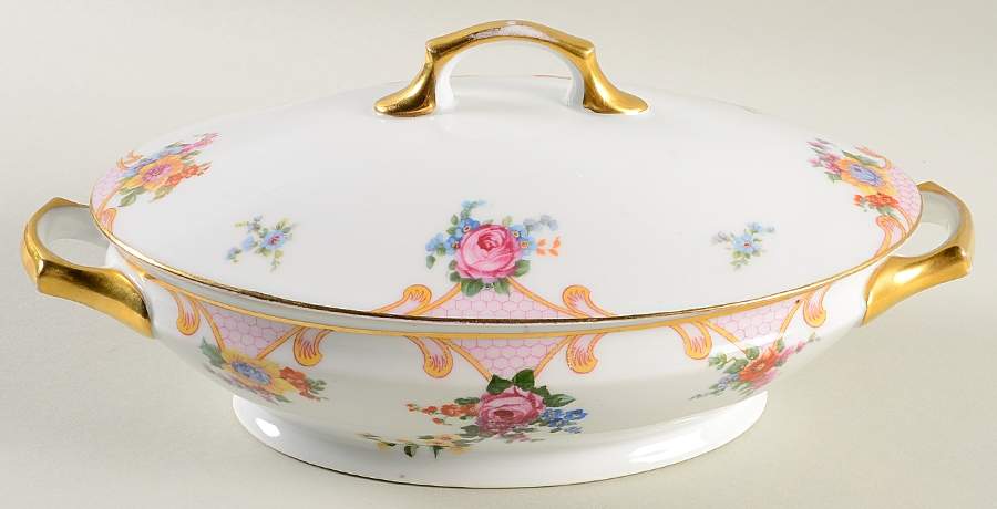 Bridal Rose (White Background) Oval Covered Vegetable by Epiag-1