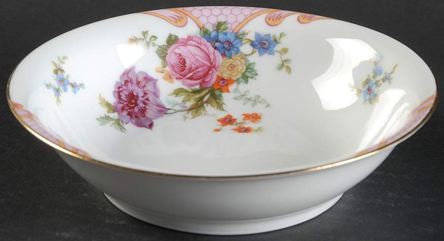 Bridal Rose (White Background) Coupe Cereal Bowl by Epiag-1