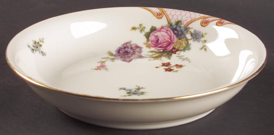 Bridal Rose (Cream Background) Coupe Soup Bowl by Epiag-1