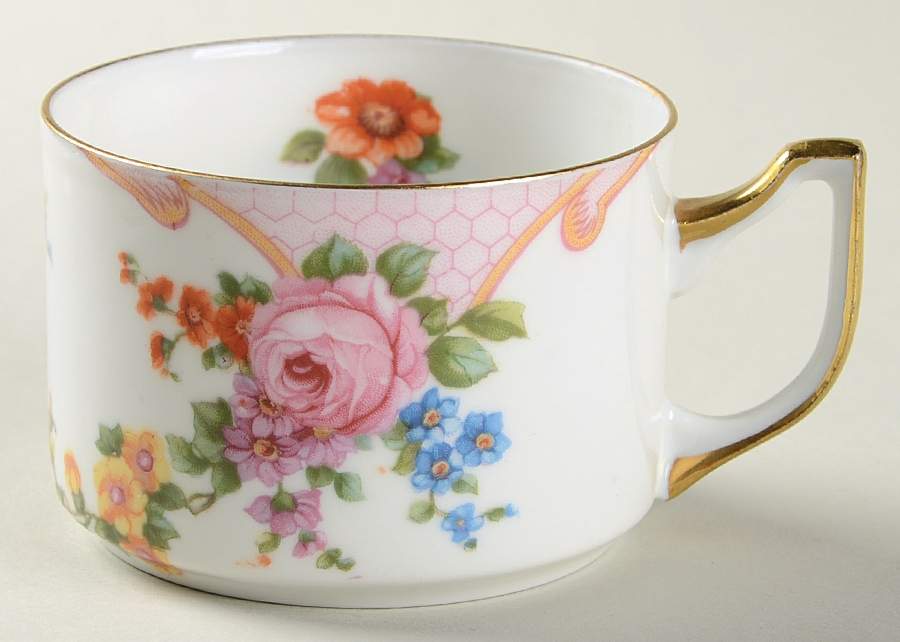 Bridal Rose (Cream Background) Flat Cup by Epiag-1