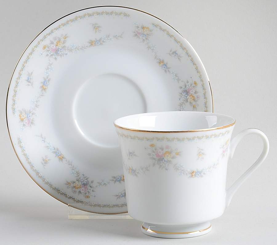 Emily Footed Cup & Saucer Set by Epoch-1