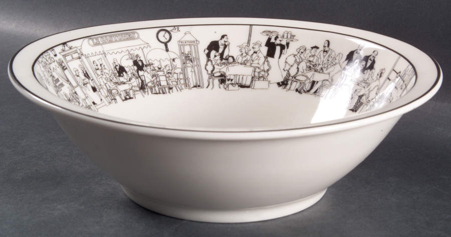 Le Restaurant 9" Round Vegetable Bowl by Epoch-1