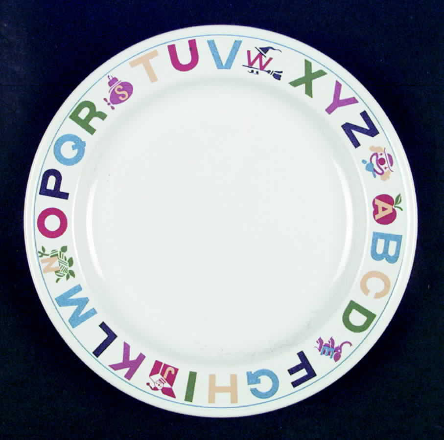 My Alphabet Child's Plate by Epoch-1