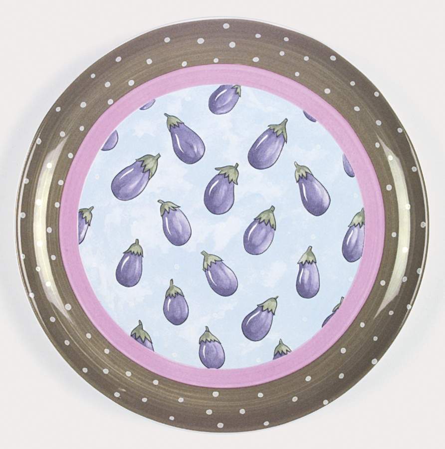 Bois D'Arc Tutti Fruitti Coupe Dinner Plate by Essex Collection-1