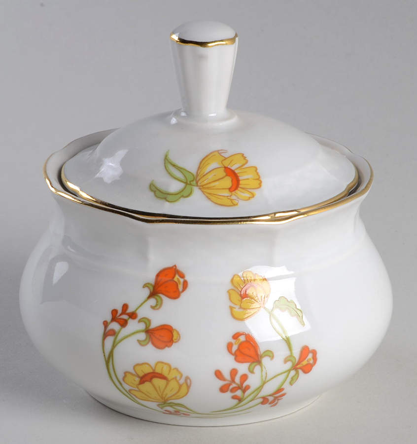 Fleurs Des Champs Sugar Bowl & Lid by Europa-1