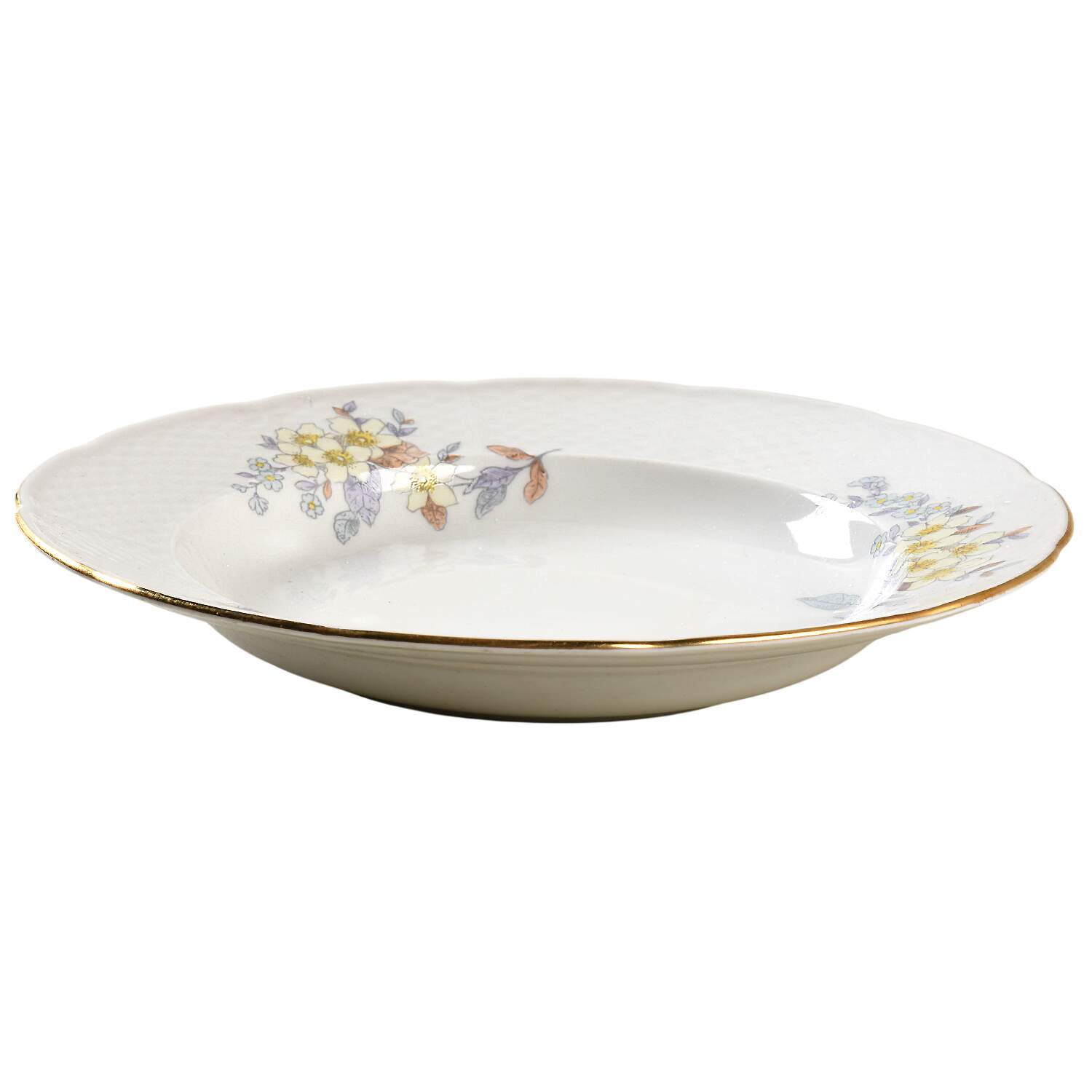 Lavender Rim Soup Bowl by Europa-1