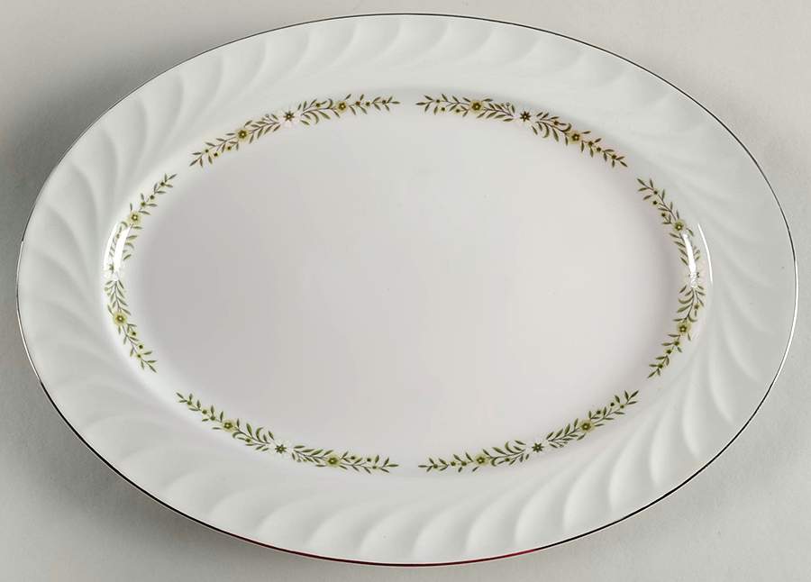 Romance 14" Oval Serving Platter by Executive House-1
