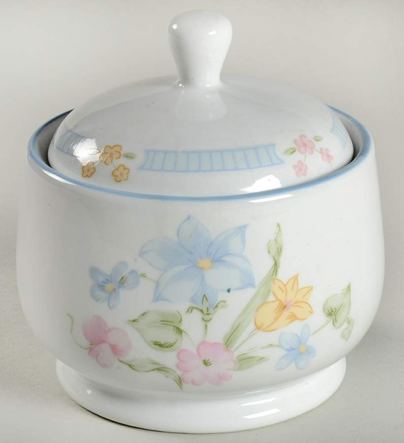 Garden Bouquet Sugar Bowl & Lid by Excel-1