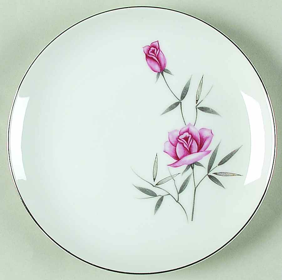Victoria Rose Bread & Butter Plate by Empress (Japan)-1