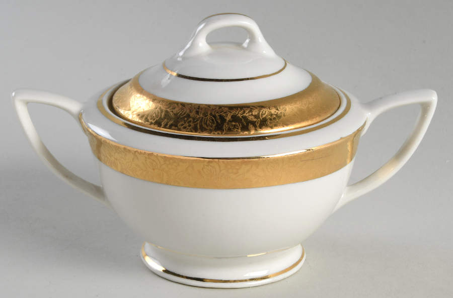 EMB53 Sugar Bowl & Lid by Embassy (American)-1